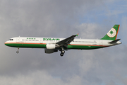 EVA Air Airbus A321-211 (D-AVZD) at  Hamburg - Finkenwerder, Germany