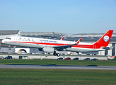 Sichuan Airlines Airbus A321-231 (D-AVZD) at  Hamburg - Finkenwerder, Germany