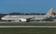 Asiana Airlines Airbus A321-131 (D-AVZE) at  Hamburg - Finkenwerder, Germany