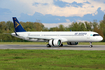 Air Astana Airbus A321-271NX (D-AVZF) at  Hamburg - Finkenwerder, Germany