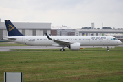 Air Astana Airbus A321-271NX (D-AVZF) at  Hamburg - Finkenwerder, Germany