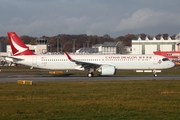 Cathay Dragon Airbus A321-251NX (D-AVZF) at  Hamburg - Finkenwerder, Germany