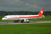 Sichuan Airlines Airbus A321-231 (D-AVZF) at  Hamburg - Finkenwerder, Germany