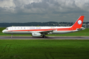 Sichuan Airlines Airbus A321-231 (D-AVZF) at  Hamburg - Finkenwerder, Germany