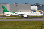 Spring Airlines Airbus A321-253NX (D-AVZH) at  Hamburg - Finkenwerder, Germany