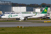 Spring Airlines Airbus A321-253NX (D-AVZH) at  Hamburg - Finkenwerder, Germany