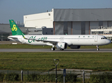 Spring Airlines Airbus A321-253NX (D-AVZH) at  Hamburg - Finkenwerder, Germany