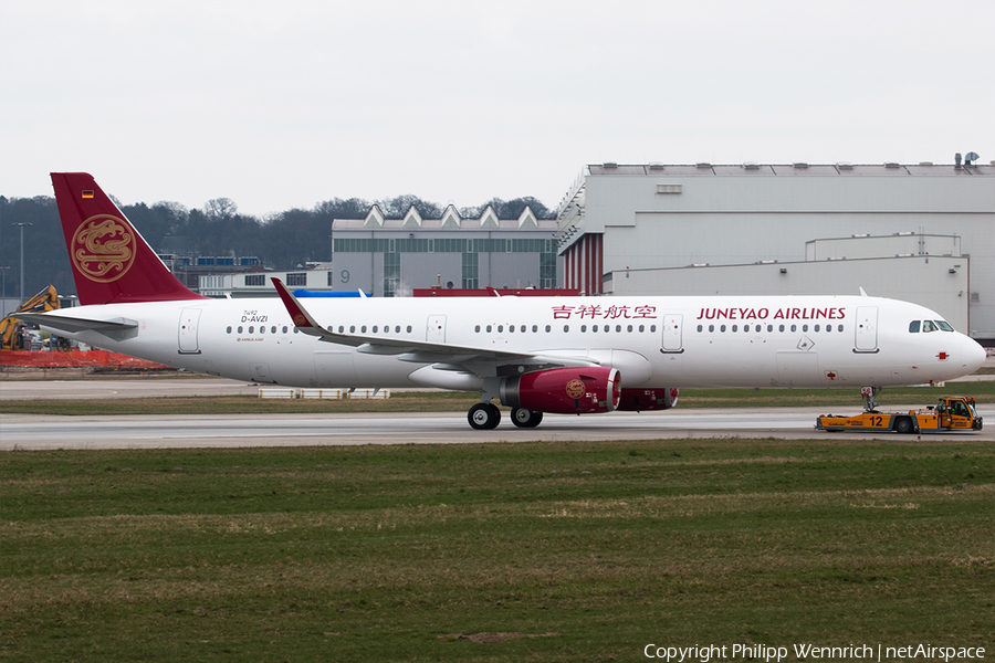 Juneyao Airlines Airbus A321-231 (D-AVZI) | Photo 151628