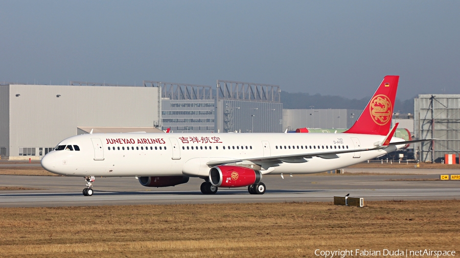 Juneyao Airlines Airbus A321-231 (D-AVZI) | Photo 253321