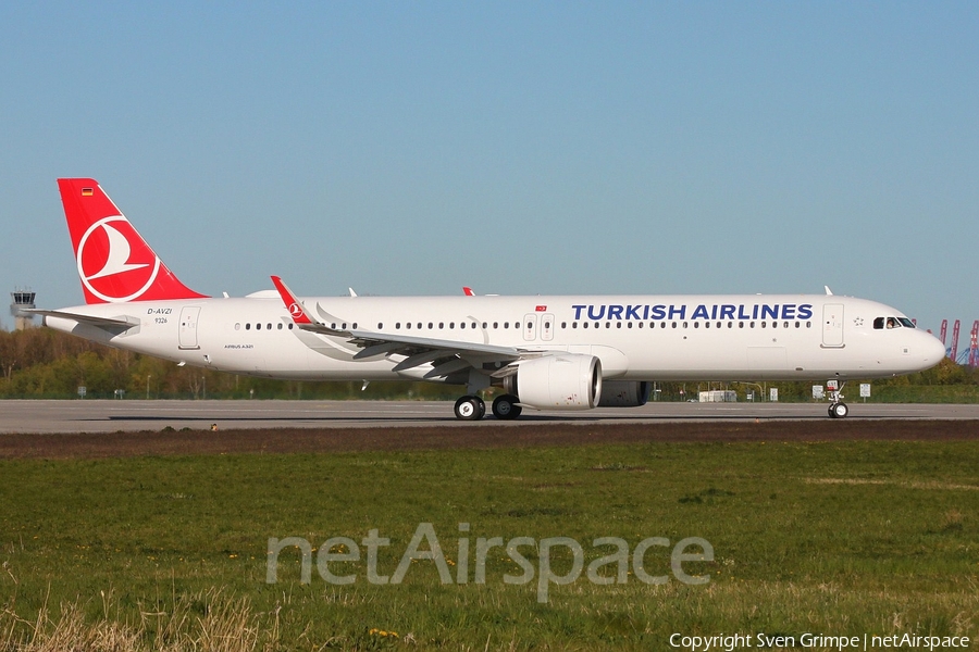 Turkish Airlines Airbus A321-271NX (D-AVZI) | Photo 382595