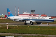 China Southern Airlines Airbus A321-253NX (D-AVZJ) at  Hamburg - Finkenwerder, Germany