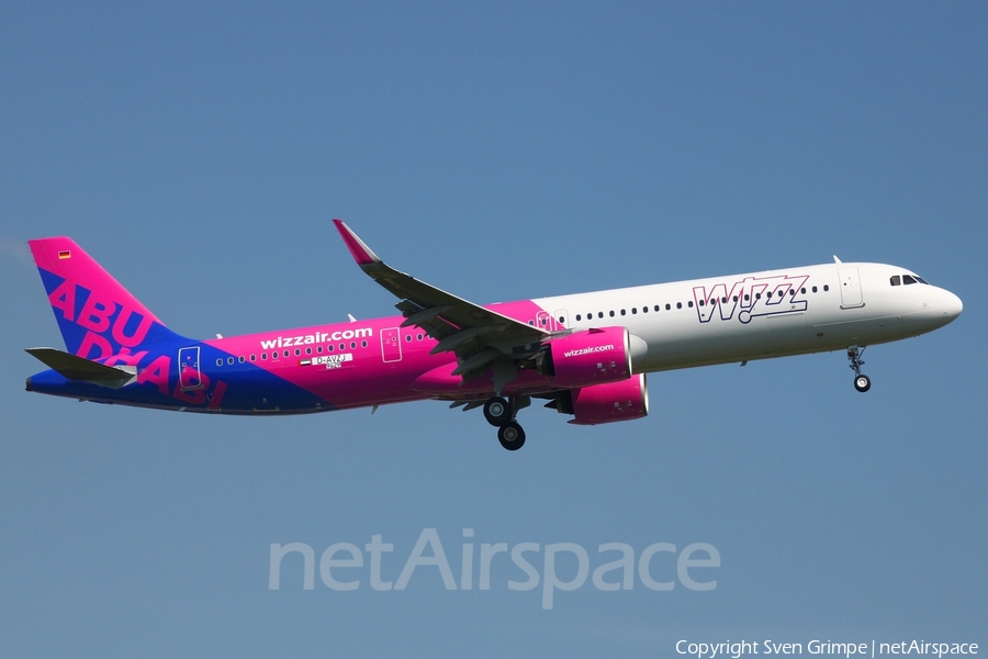 Wizz Air Abu Dhabi Airbus A321-271NX (D-AVZJ) | Photo 397777