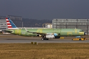 American Airlines Airbus A321-231 (D-AVZK) at  Hamburg - Finkenwerder, Germany
