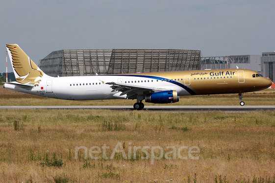 Gulf Air Airbus A321-231 (D-AVZK) at  Hamburg - Finkenwerder, Germany