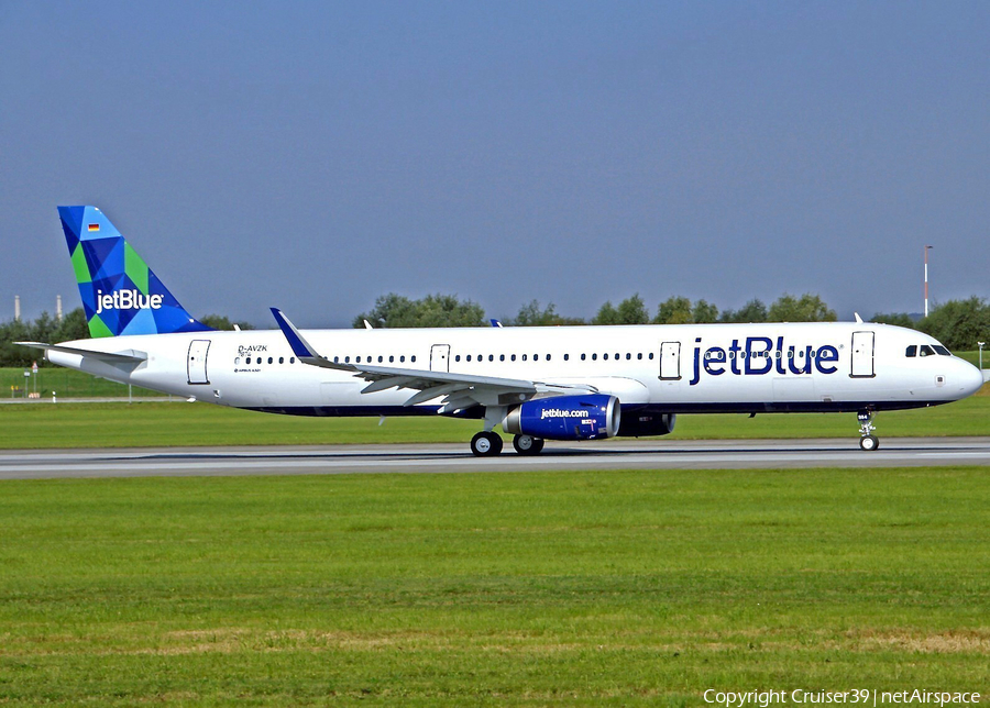 JetBlue Airways Airbus A321-231 (D-AVZK) | Photo 247224