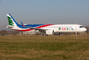 MEA - Middle East Airlines Airbus A321-271NX (D-AVZK) at  Hamburg - Finkenwerder, Germany