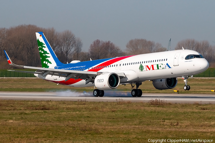 MEA - Middle East Airlines Airbus A321-271NX (D-AVZK) | Photo 441928