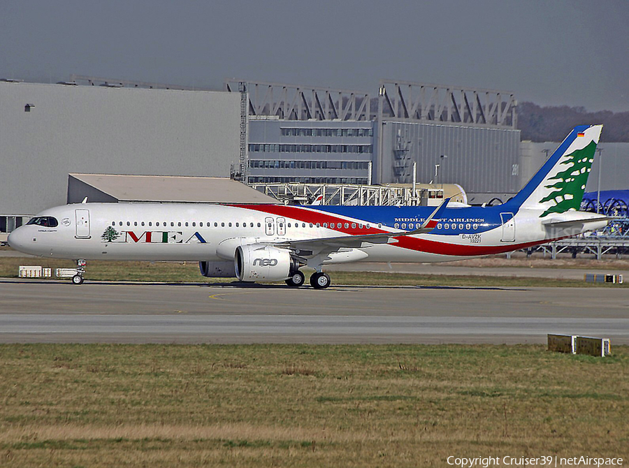 MEA - Middle East Airlines Airbus A321-271NX (D-AVZK) | Photo 445853