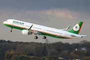 EVA Air Airbus A321-211 (D-AVZM) at  Hamburg - Fuhlsbuettel (Helmut Schmidt), Germany