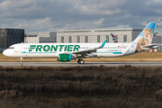 Frontier Airlines Airbus A321-211 (D-AVZM) at  Hamburg - Finkenwerder, Germany