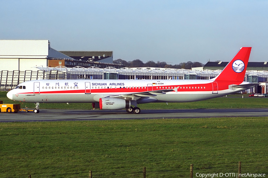 Sichuan Airlines Airbus A321-231 (D-AVZM) | Photo 369955