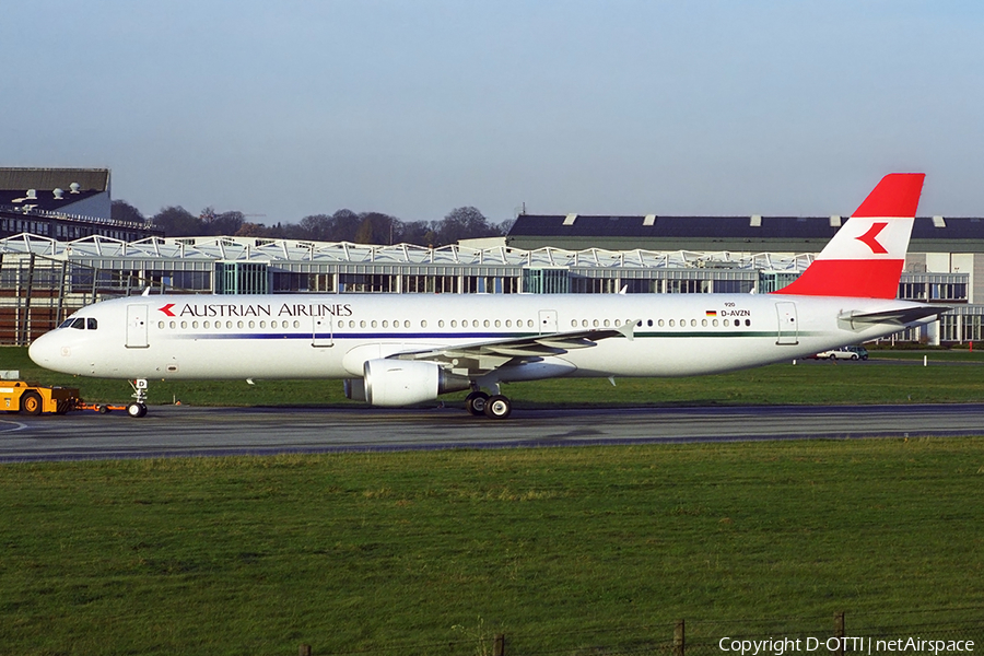 Austrian Airlines Airbus A321-211 (D-AVZN) | Photo 369956