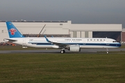 China Southern Airlines Airbus A321-271N (D-AVZN) at  Hamburg - Finkenwerder, Germany