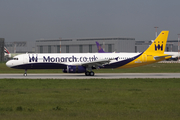 Monarch Airlines Airbus A321-231 (D-AVZO) at  Hamburg - Finkenwerder, Germany