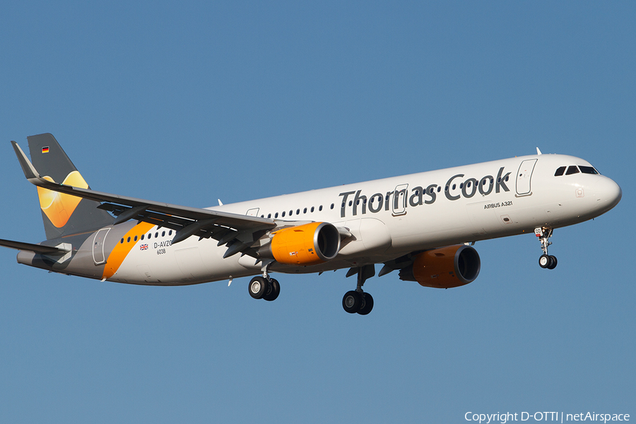 Thomas Cook Airlines Airbus A321-211 (D-AVZO) | Photo 434879