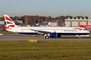 British Airways Airbus A321-251NX (D-AVZQ) at  Hamburg - Finkenwerder, Germany