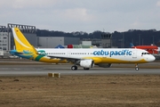 Cebu Pacific Airbus A321-211 (D-AVZQ) at  Hamburg - Finkenwerder, Germany