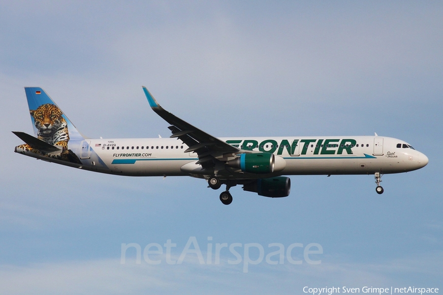 Frontier Airlines Airbus A321-211 (D-AVZQ) | Photo 113384