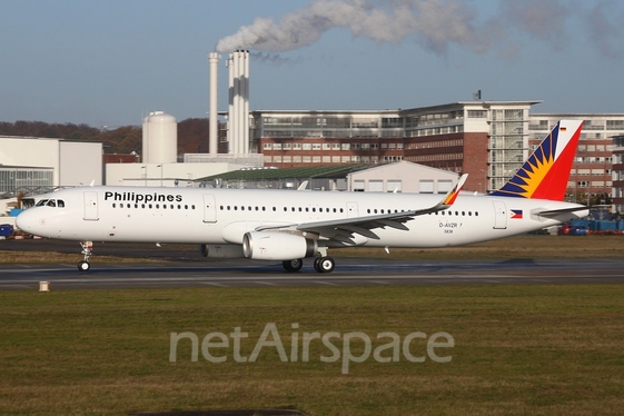 Philippine Airlines Airbus A321-231 (D-AVZR) at  Hamburg - Finkenwerder, Germany