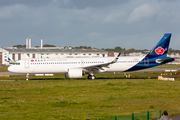 Qingdao Airlines Airbus A321-271NX (D-AVZR) at  Hamburg - Finkenwerder, Germany