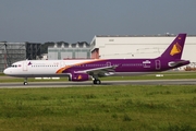 Cambodia Angkor Air Airbus A321-231 (D-AVZS) at  Hamburg - Finkenwerder, Germany