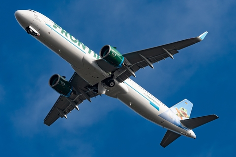 Frontier Airlines Airbus A321-271NX (D-AVZS) at  Hamburg - Finkenwerder, Germany