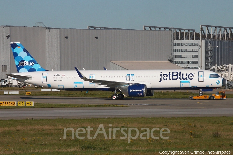 JetBlue Airways Airbus A321-271NX (D-AVZS) | Photo 355587
