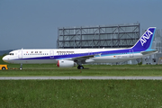 All Nippon Airways - ANA Airbus A321-131 (D-AVZT) at  Hamburg - Finkenwerder, Germany