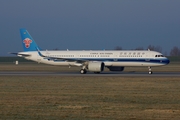 China Southern Airlines Airbus A321-271N (D-AVZT) at  Hamburg - Finkenwerder, Germany