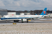 China Southern Airlines Airbus A321-271N (D-AVZT) at  Hamburg - Finkenwerder, Germany