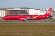 Juneyao Airlines Airbus A321-231 (D-AVZU) at  Hamburg - Finkenwerder, Germany