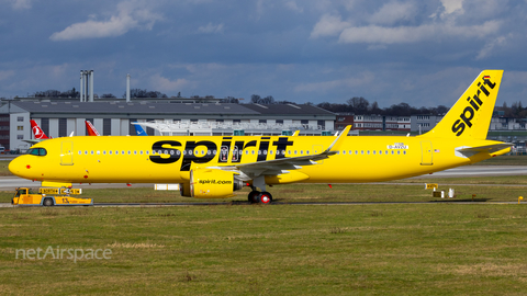 Spirit Airlines Airbus A321-271NX (D-AVZU) at  Hamburg - Finkenwerder, Germany