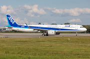 All Nippon Airways - ANA Airbus A321-272N (D-AVZV) at  Hamburg - Finkenwerder, Germany