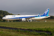 All Nippon Airways - ANA Airbus A321-272N (D-AVZV) at  Hamburg - Finkenwerder, Germany