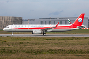 Sichuan Airlines Airbus A321-231 (D-AVZW) at  Hamburg - Finkenwerder, Germany