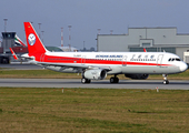 Sichuan Airlines Airbus A321-231 (D-AVZW) at  Hamburg - Finkenwerder, Germany