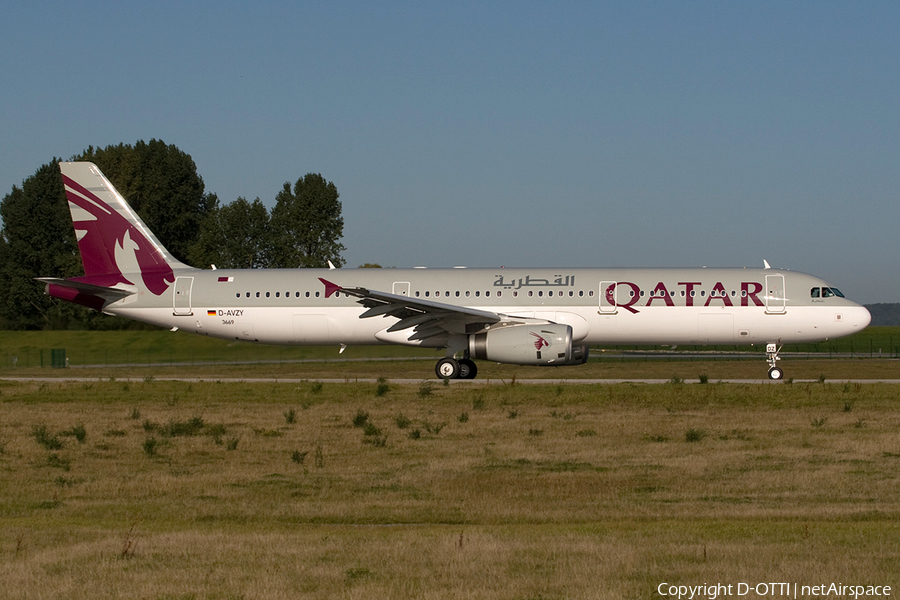 Qatar Airways Airbus A321-231 (D-AVZY) | Photo 270676