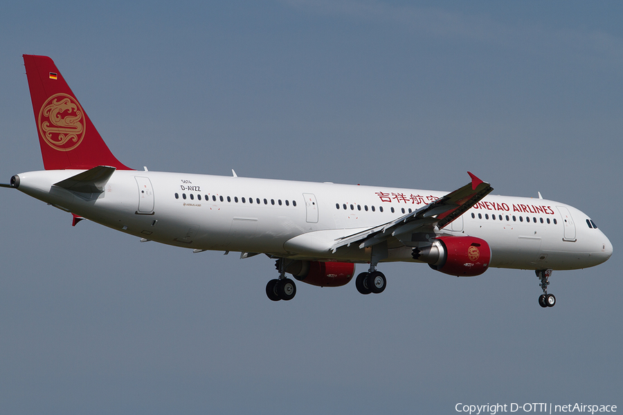 Juneyao Airlines Airbus A321-211 (D-AVZZ) | Photo 410128