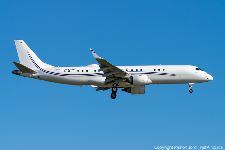 Air Hamburg Embraer Lineage 1000 (ERJ-190-100 ECJ) (D-AWOW) | Photo 506597