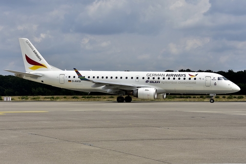 German Airways Embraer ERJ-190LR (ERJ-190-100LR) (D-AWSI) at  Cologne/Bonn, Germany